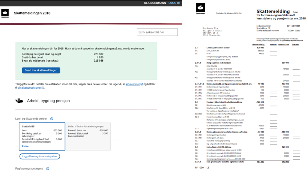 Slik Blir Den Nye Skattemeldingen Som Sendes Ut Fra 18. Mars